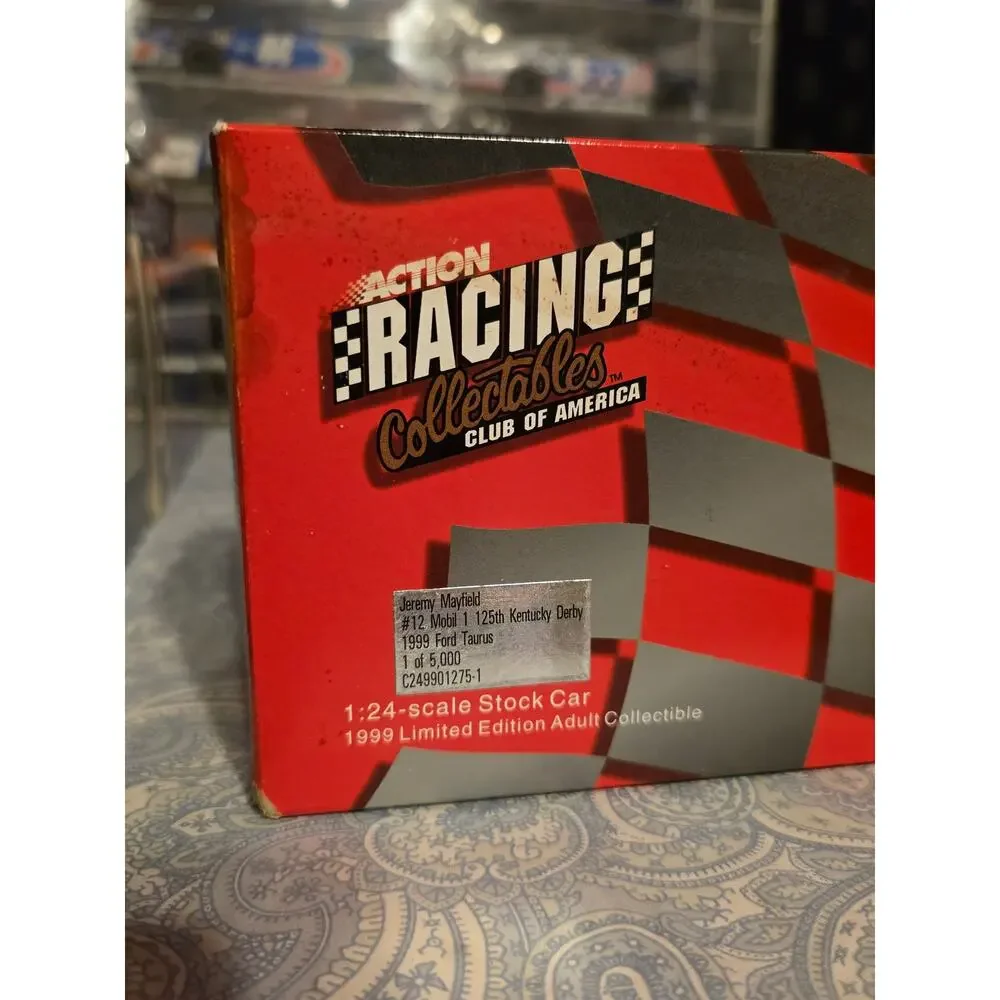 Jeremy Mayfield 12 Mobil 1 Kentucky Derby 1999 Ford Taurus RCCA 1/24 Bank Nascar